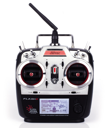 2.4GHz 8ch 送信機 Flash 8(Mode1仕様)