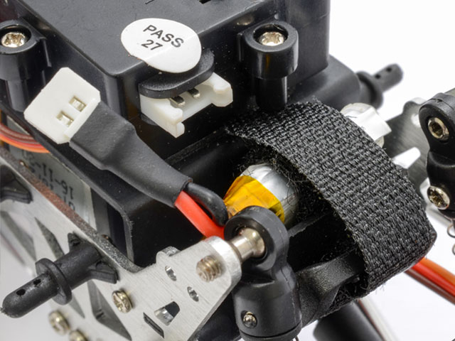 扱いやすいリポバッテリー採用(Li-Po 3.7V 150mAh)