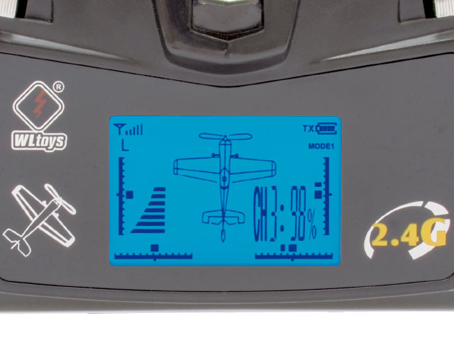 送信機エルロン、エレベーターD/R装備