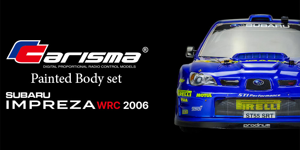 1/10 SUBARU IMPREZA WRC 2006 Painted Body set