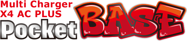 Multi Charger X4 AC PLUS Pocket BASE（マルチチャージャー X4 ACプラス［ポケットベース］）