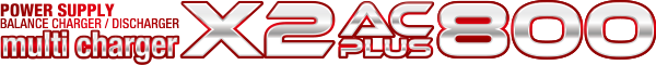 AC/DC 充電器 Multi Charger X2 AC PLUS 800［ マルチチャージャー X2 ACプラス V1000 ］