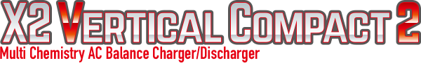 AC充電器 AC Balance charger X2 Vertical Compact 2［ X2 バーティカル コンパクト 2 ］