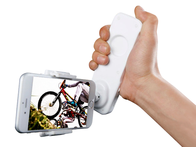 普通に手持ちするだけではなく、柄の向きを変えることによりローアングルでの撮影も可能