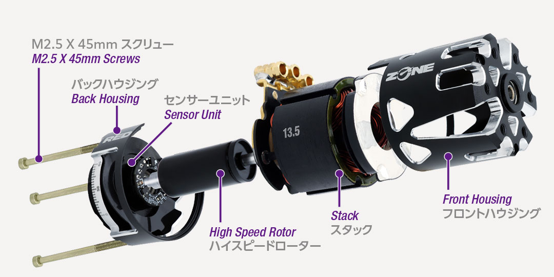 モーター分解図