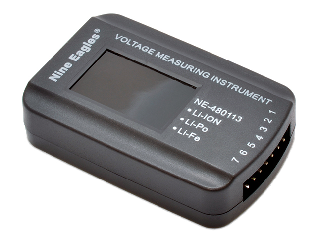 1〜6セル LiPoバッテリー対応