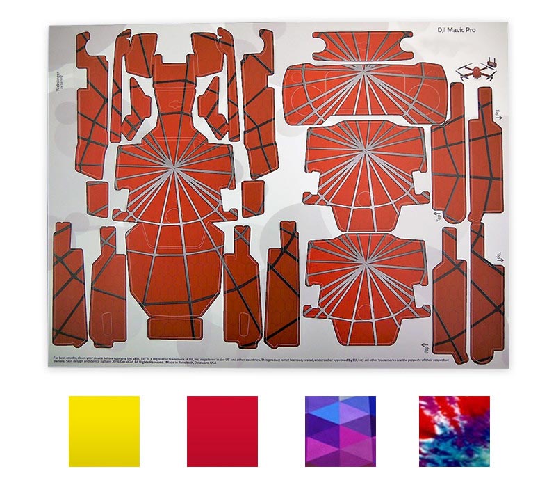 DJI Mavic専用スキンシール