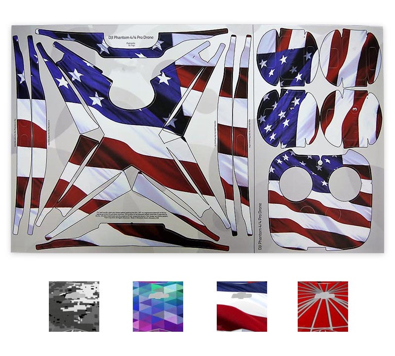 Phantom 4/Adv/Pro共用スキンシール