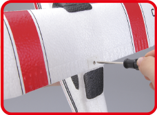 ウイングはボルトでしっかり止めるので強度も高く取り付けも簡単