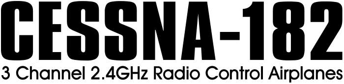 3CH 2.4GHz エアープレーン CESSNA-182 [セスナ-182]