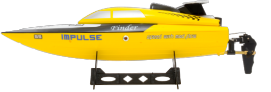 TIGER-SHARK [タイガーシャーク]サイド 側面 横 船体を展示するときに便利なスタンド標準装備