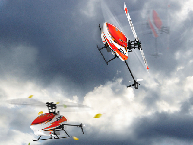 驚異的な安定性と曲技性能を切替飛行可能