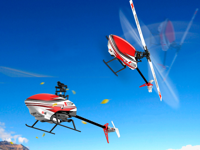 驚異的な安定性と曲技性能を切替飛行可能