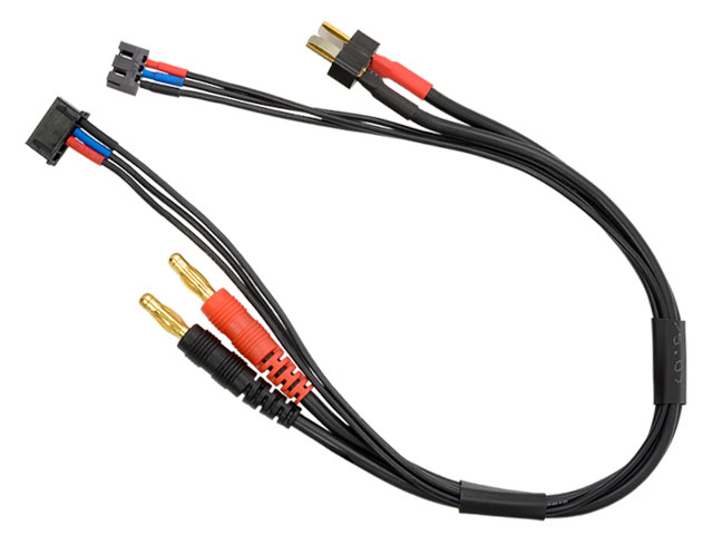 バナナ⇒ディーンズコネクター 充電ケーブル バランスコード一体型