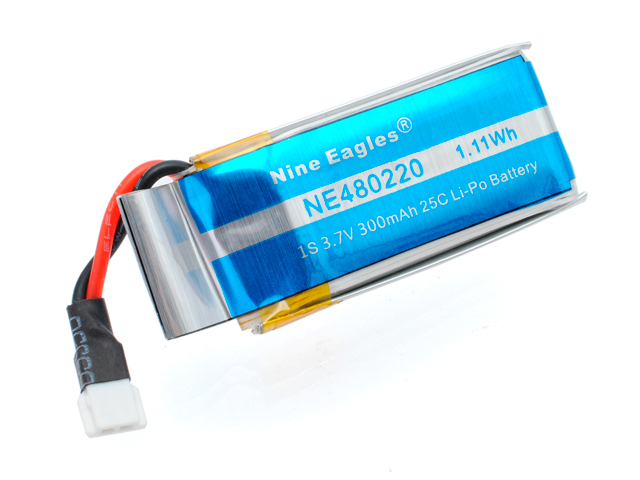 LiPOバッテリー 3.7V 300mAh(ギャラクシービジター用)
